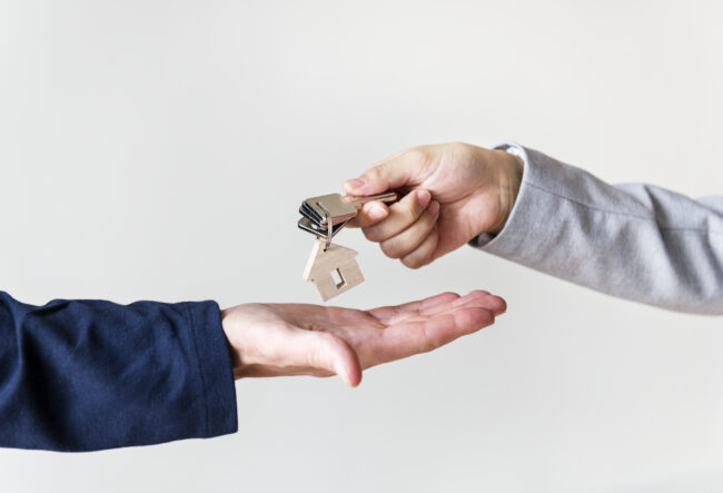 Buying real estate concept